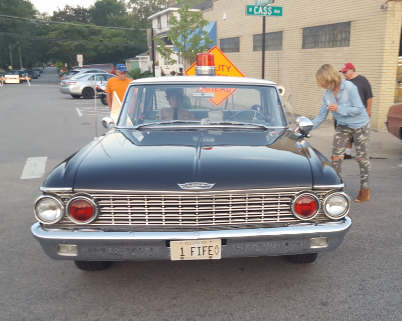 Yes, it was decorated as a Mayberry police car.